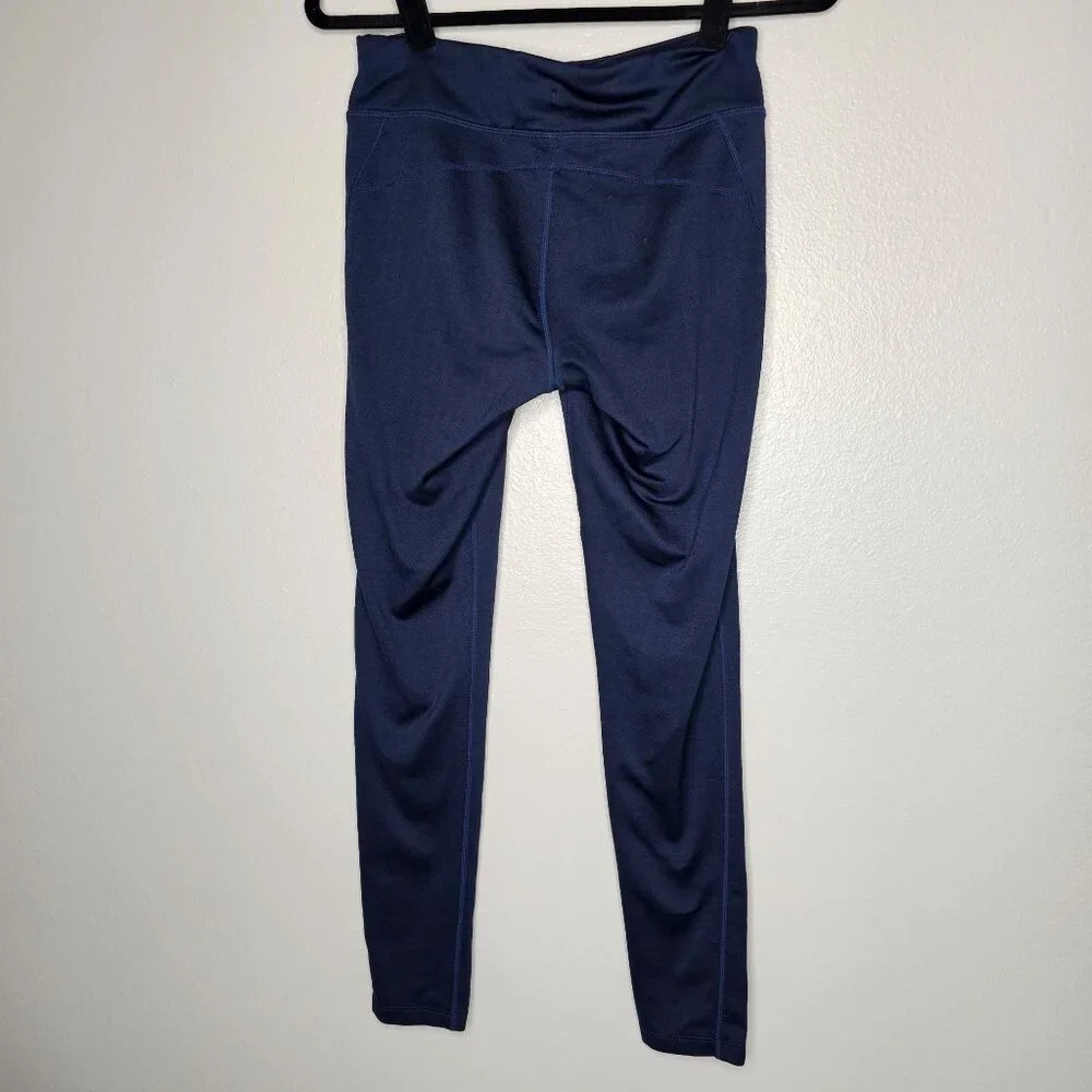 Title Nine S Navy Blue Eighth Day 2.0 Tights Athletic Leggings Gym Yoga Active - Picture 4 of 7